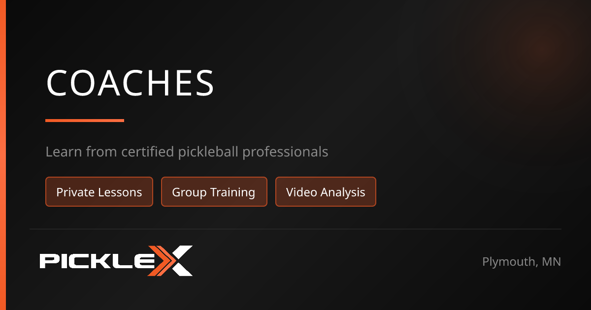 Pro Pickleball Coaches Plymouth MN | Certified Instructors | PickleX ...